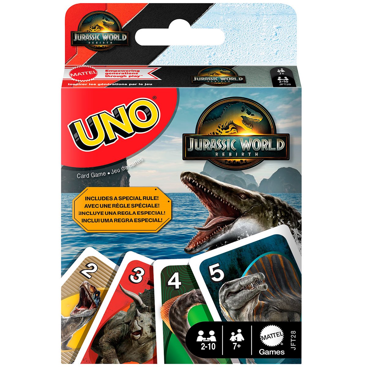 Jurassic World 4 UNO Card Game