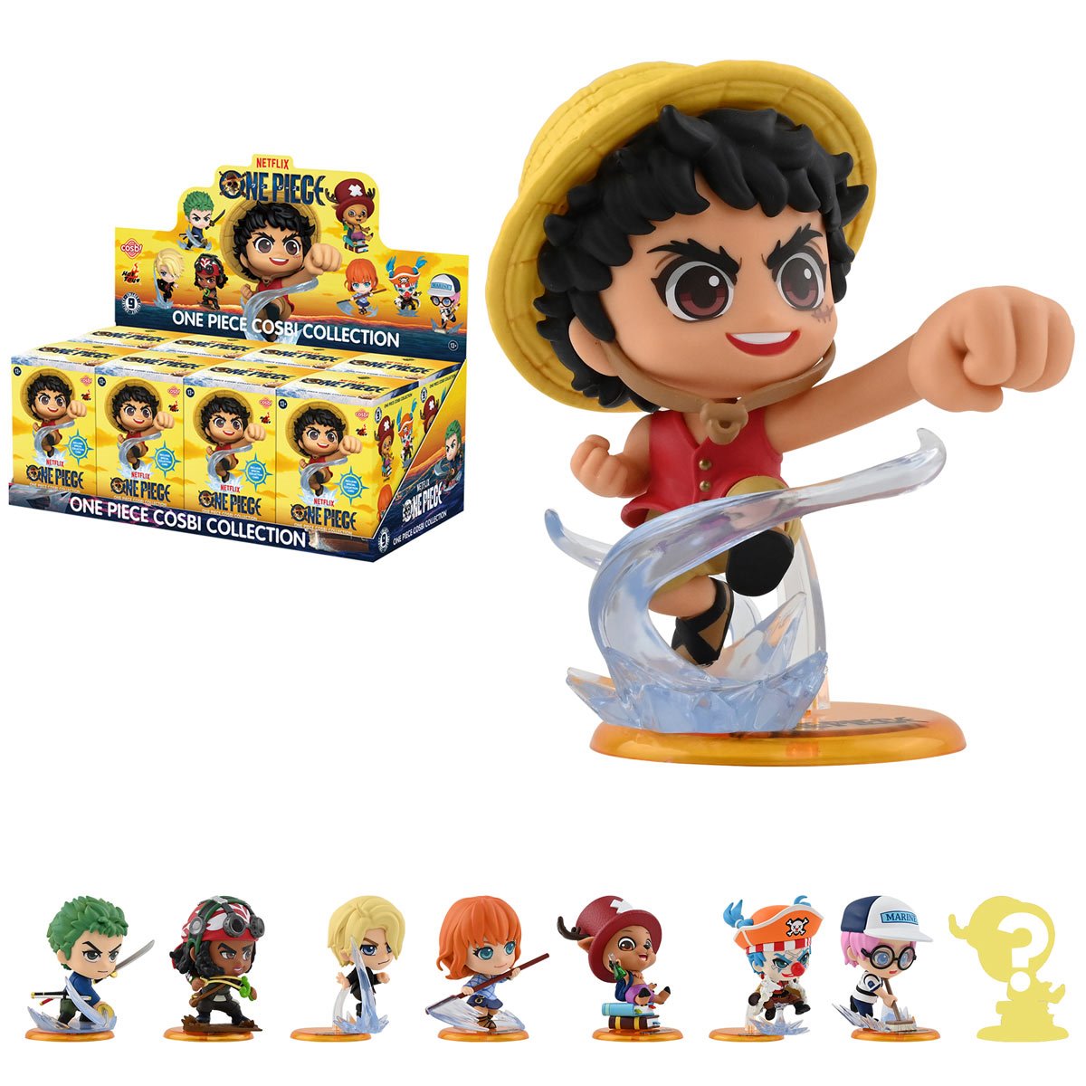 One Piece Netflix Cosbi Collection Blind-Box Mini-Figure Case of 8