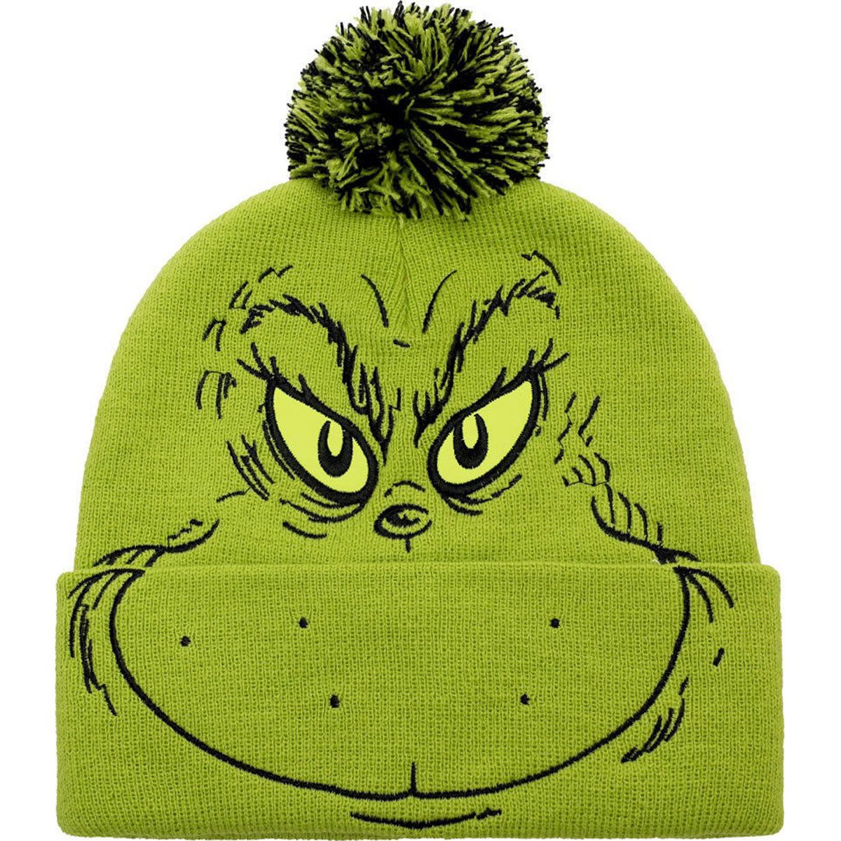 Dr. Seuss The Grinch Face Beanie