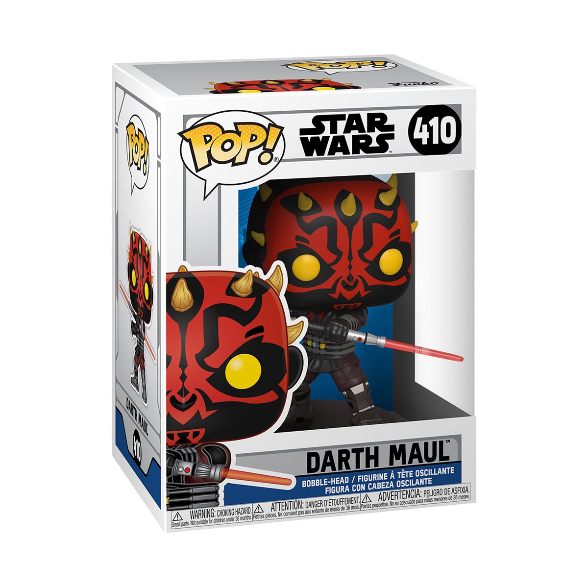 Star Wars: Clone Wars Darth Maul with Light Saber Funko Pop! Vinyl Figure #410