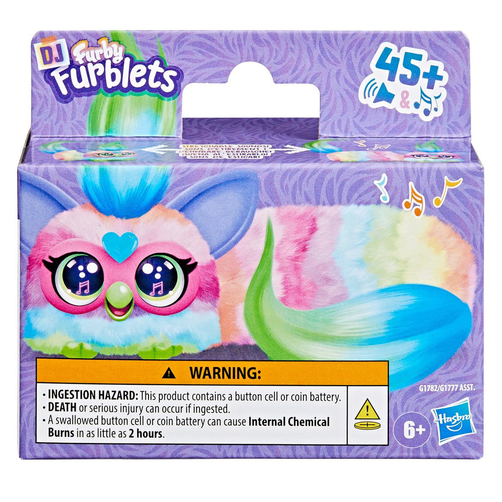 Furby DJ Furblets Can-Dee-Swirl Mini Electronic Plush Toy