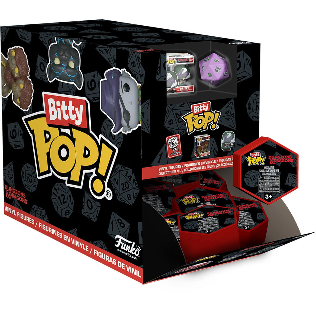Dungeons and Dragons Funko Bitty Pop! Mini-Figure and Dice Random 4-Pack
