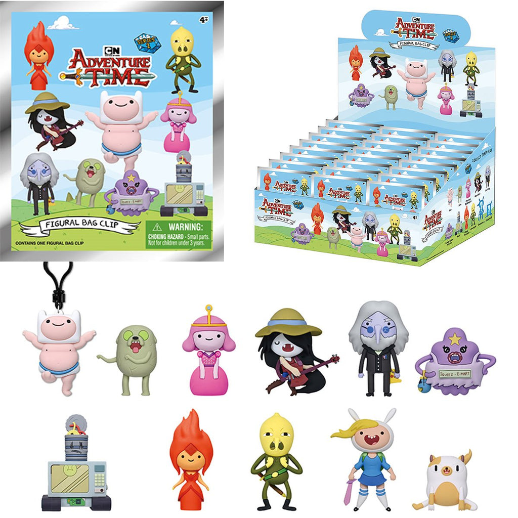 Adventure Time Series 2 3D Foam Bag Clip Display Case of 24