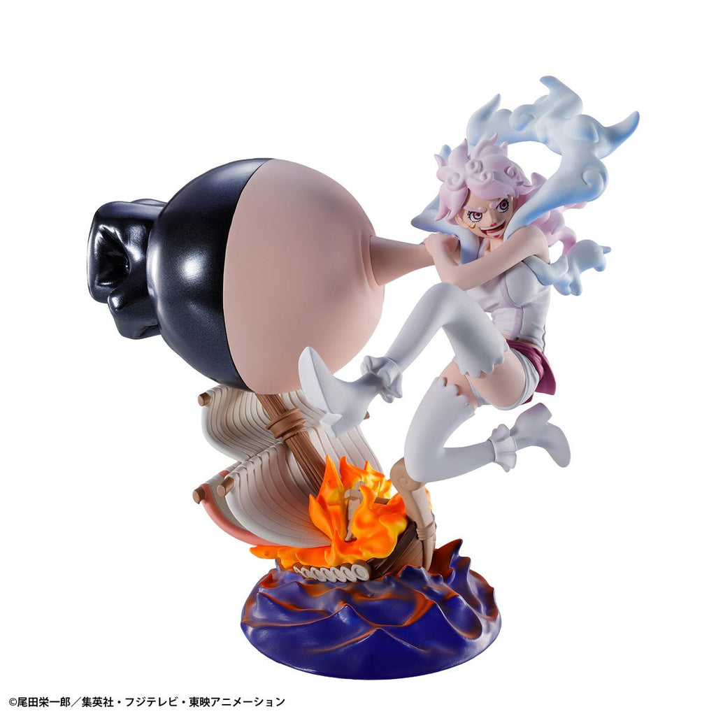 One Piece LOGBOX RE BIRTH Version Egghead 02 Petitrama Statue Case of 4