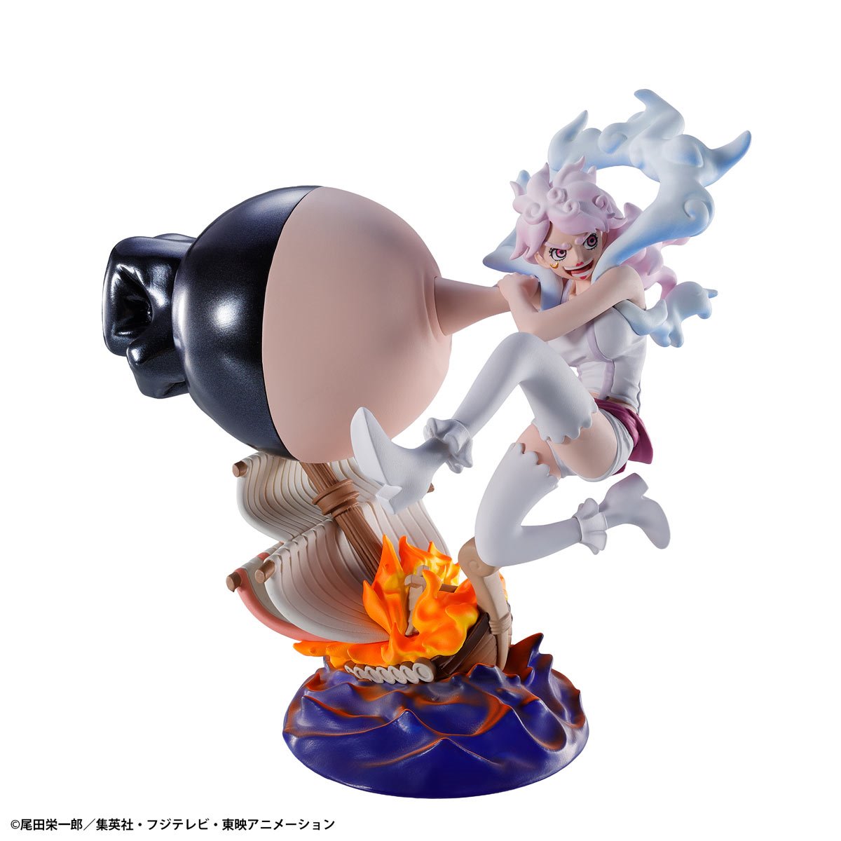 One Piece LOGBOX RE BIRTH Version Egghead 02 Petitrama Statue Case of 4