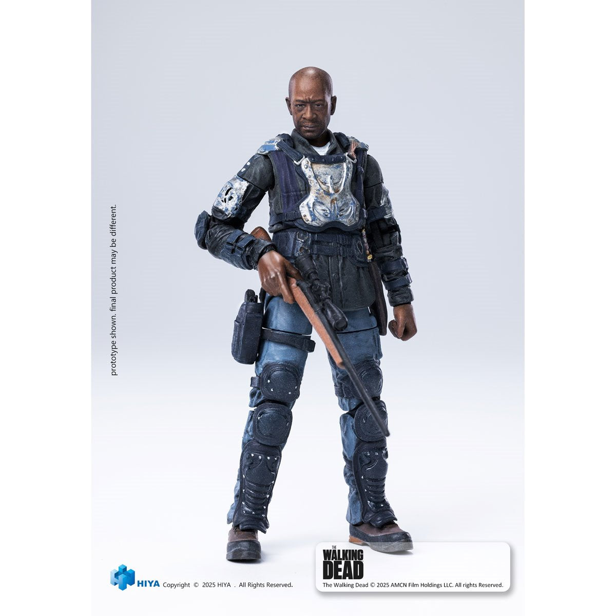 The Walking Dead Morgan Jones 4-Inch Exquisite Mini Series 1:18 Scale Action Figure