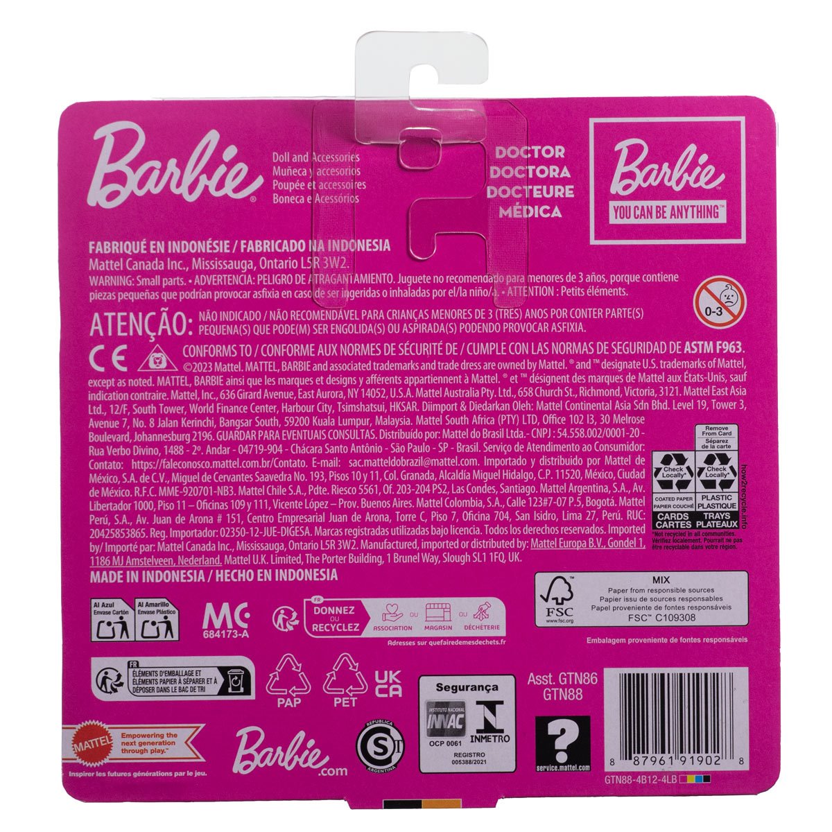 Barbie Chelsea Can Be Doctor Doll