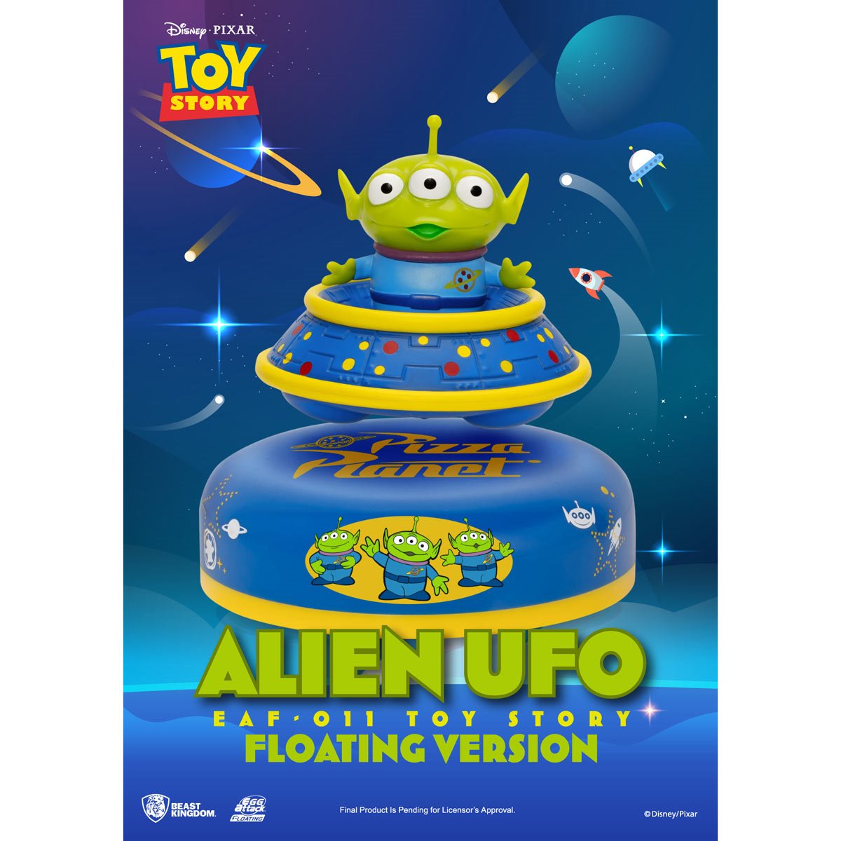 Toy Story Alien UFO Floating Version EAF-011 Egg Attack Floating Statue