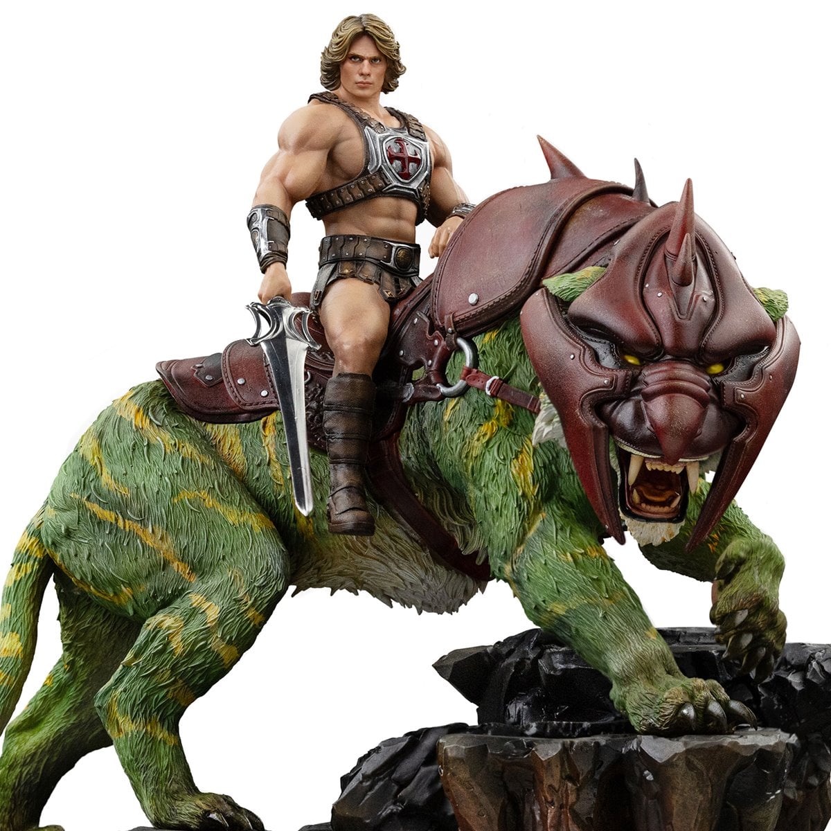 Masters of the Universe Movie He-Man and Battle Cat Deluxe 1:10 Art Scale Limited Edition Statue