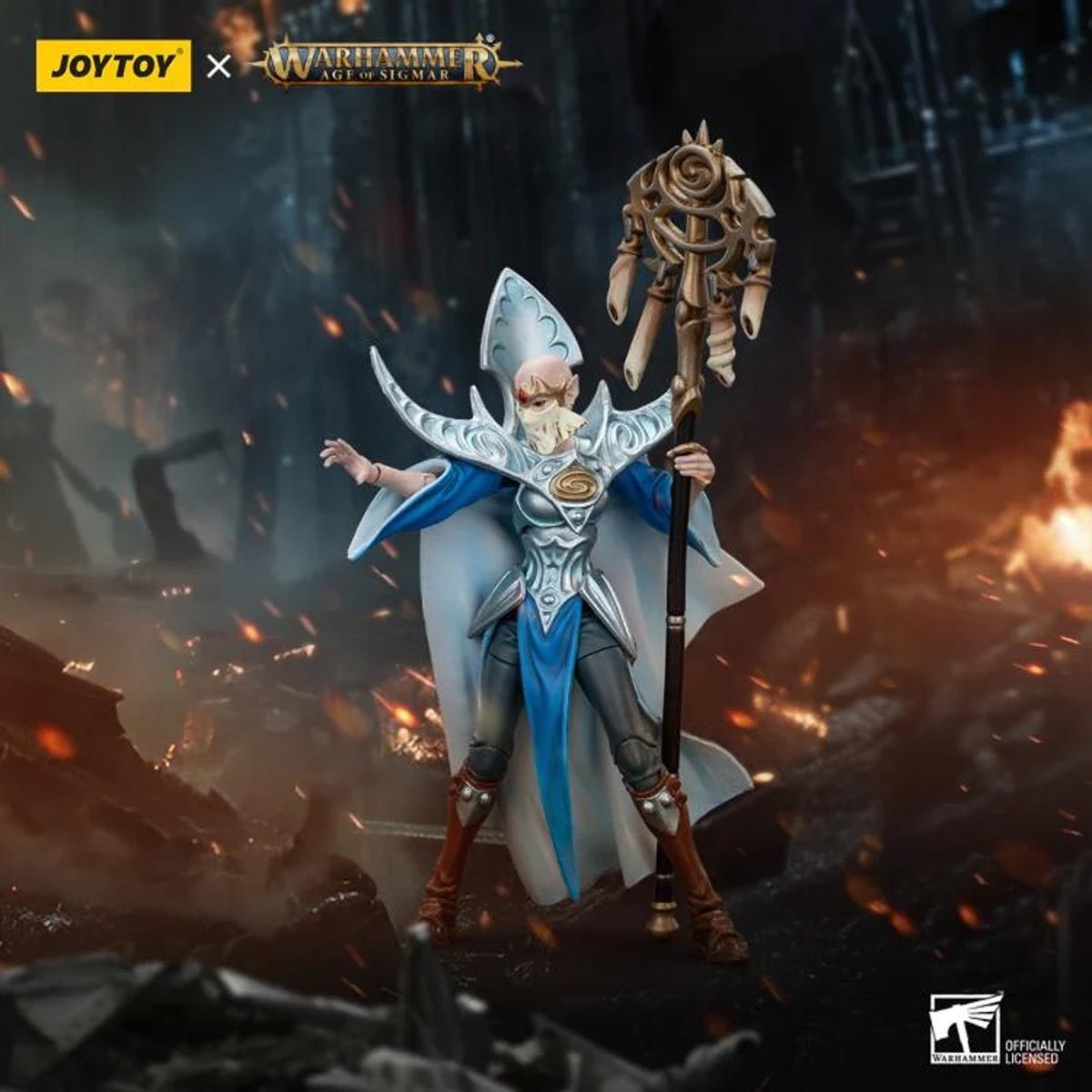 Joy Toy Warhammer Age of Sigmar Stormcast Lorai Child of the Abyss 1:18 Scale Action Figure