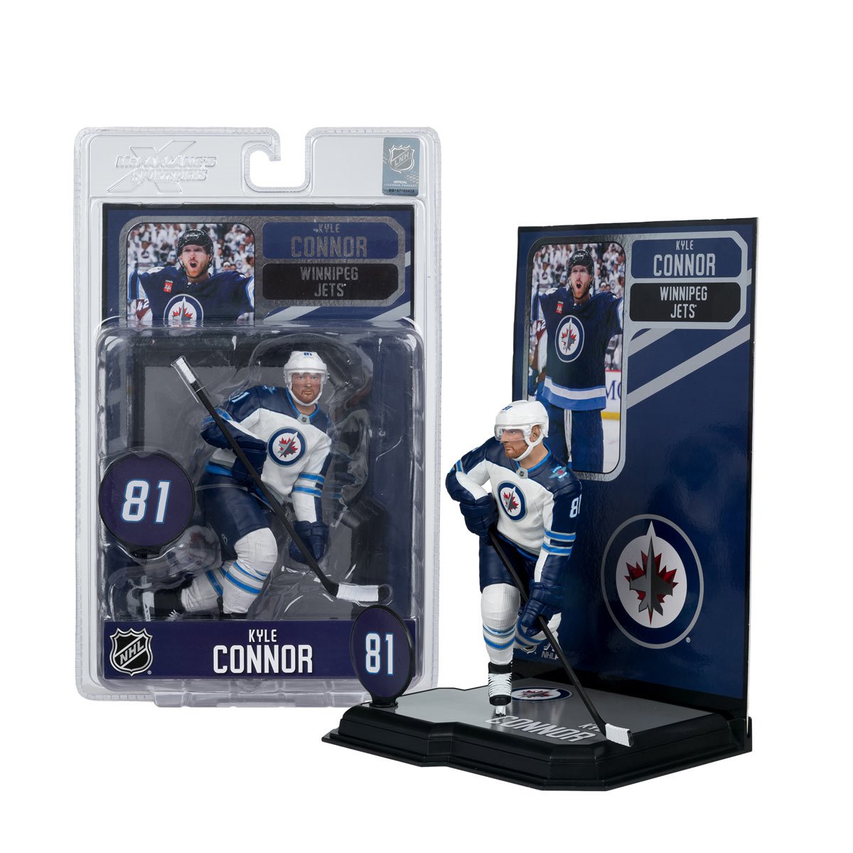 NHL SportsPicks Winnipeg Jets Kyle Connor 7-Inch Posed Figure