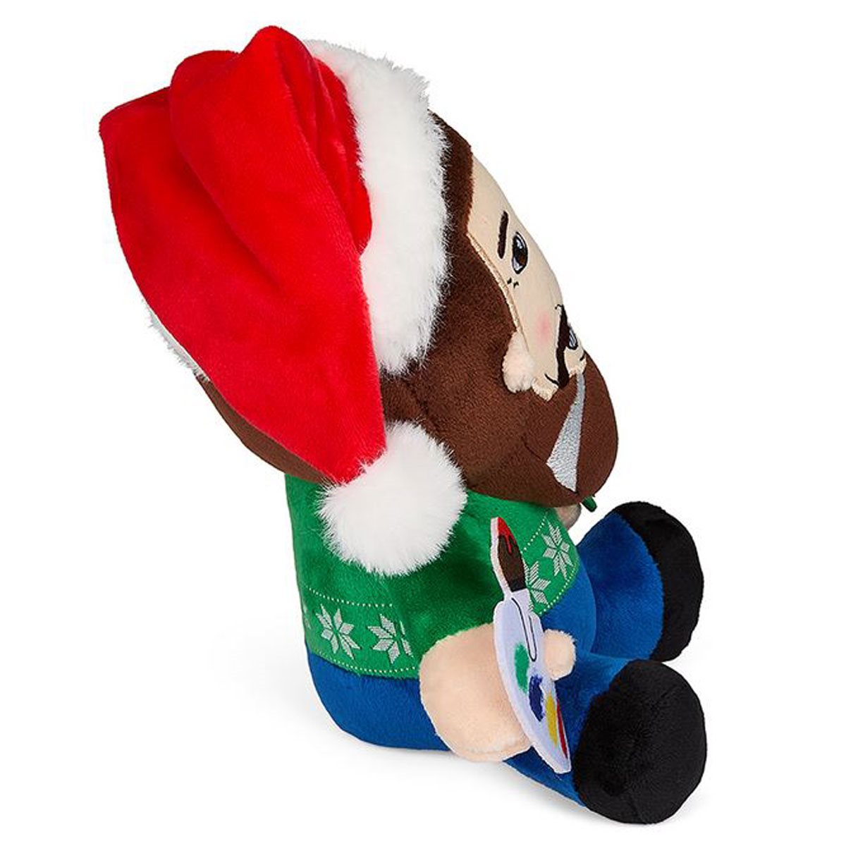 Santa Bob Ross 7 1/2-Inch Phunny Plush