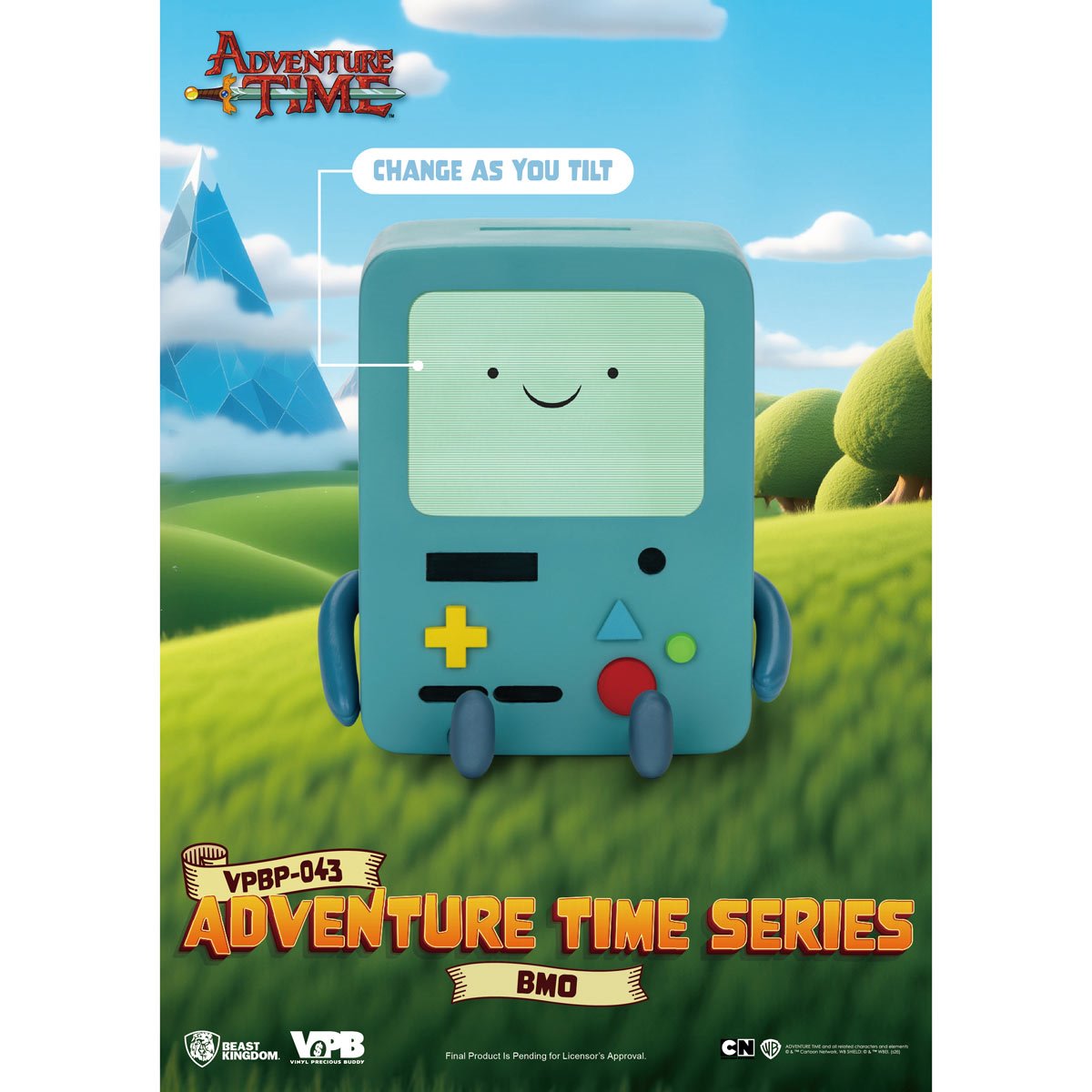 Adventure Time BMO VPBP-043 Palm Size Vinyl Functional Piggy Bank
