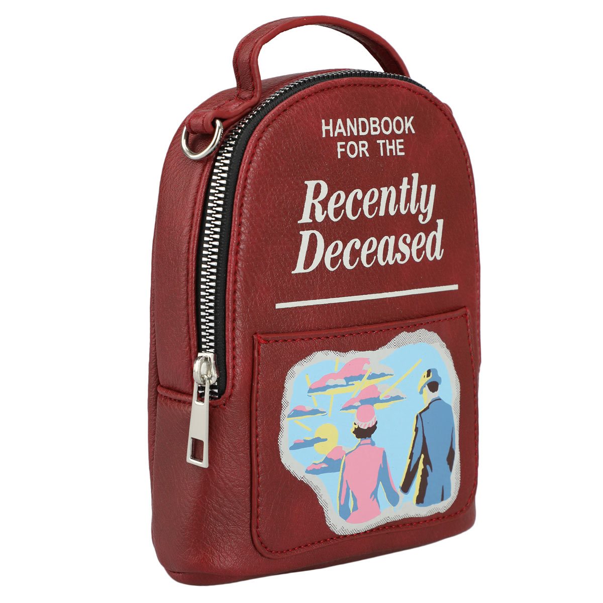 Beetlejuice Handbook for the Recently Deceased Mini Wristlet Bag
