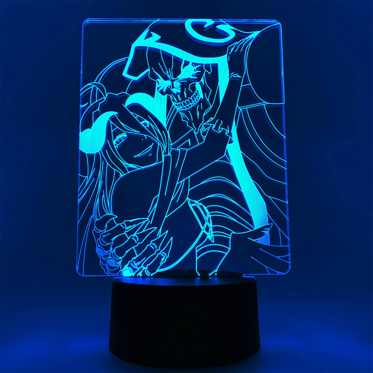 Overlord Ains Ooal Gown and Albedo Otaku Lamp
