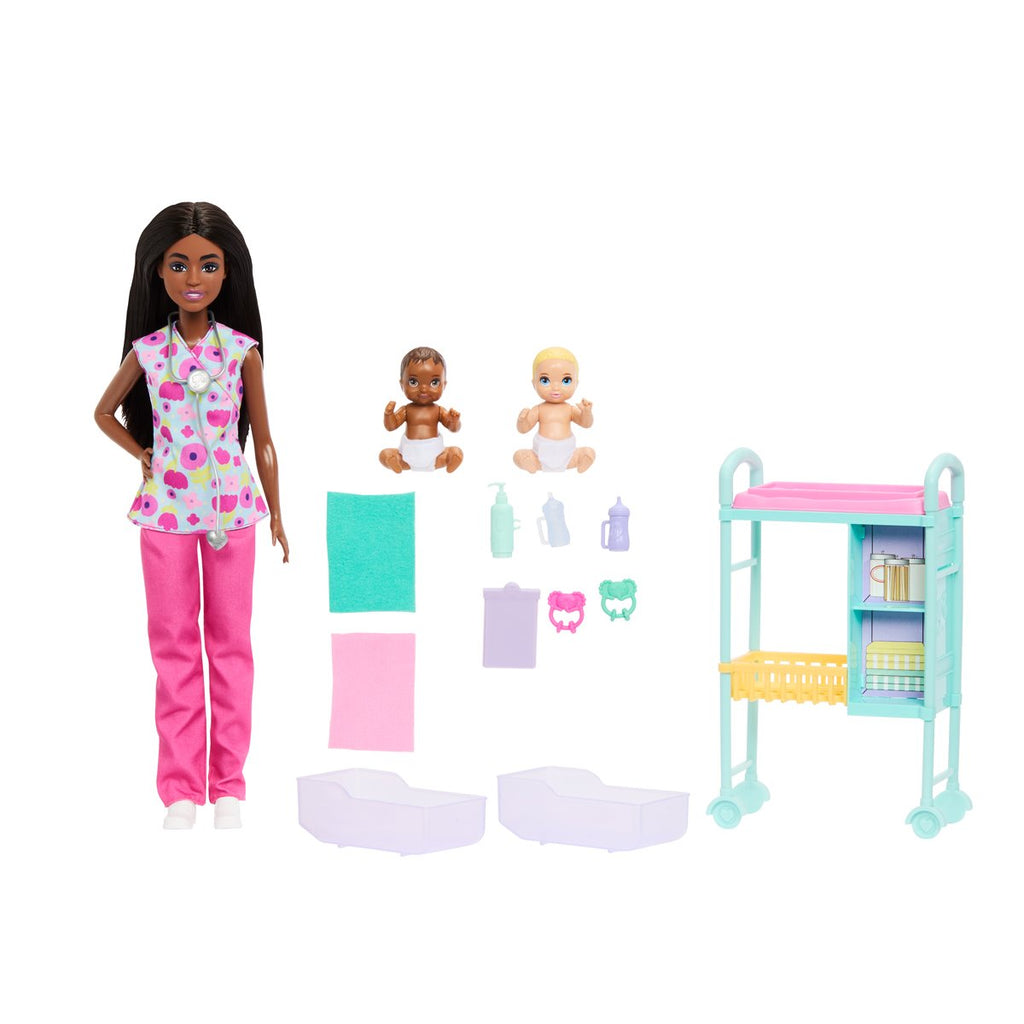 Barbie Careers Baby Doctor Doll with Brown Hair