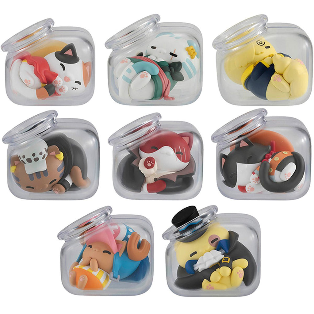 One Piece Good Night NyanPieceNyan! Mega Cat Project Blind-Box Mini-Figure Case of 8