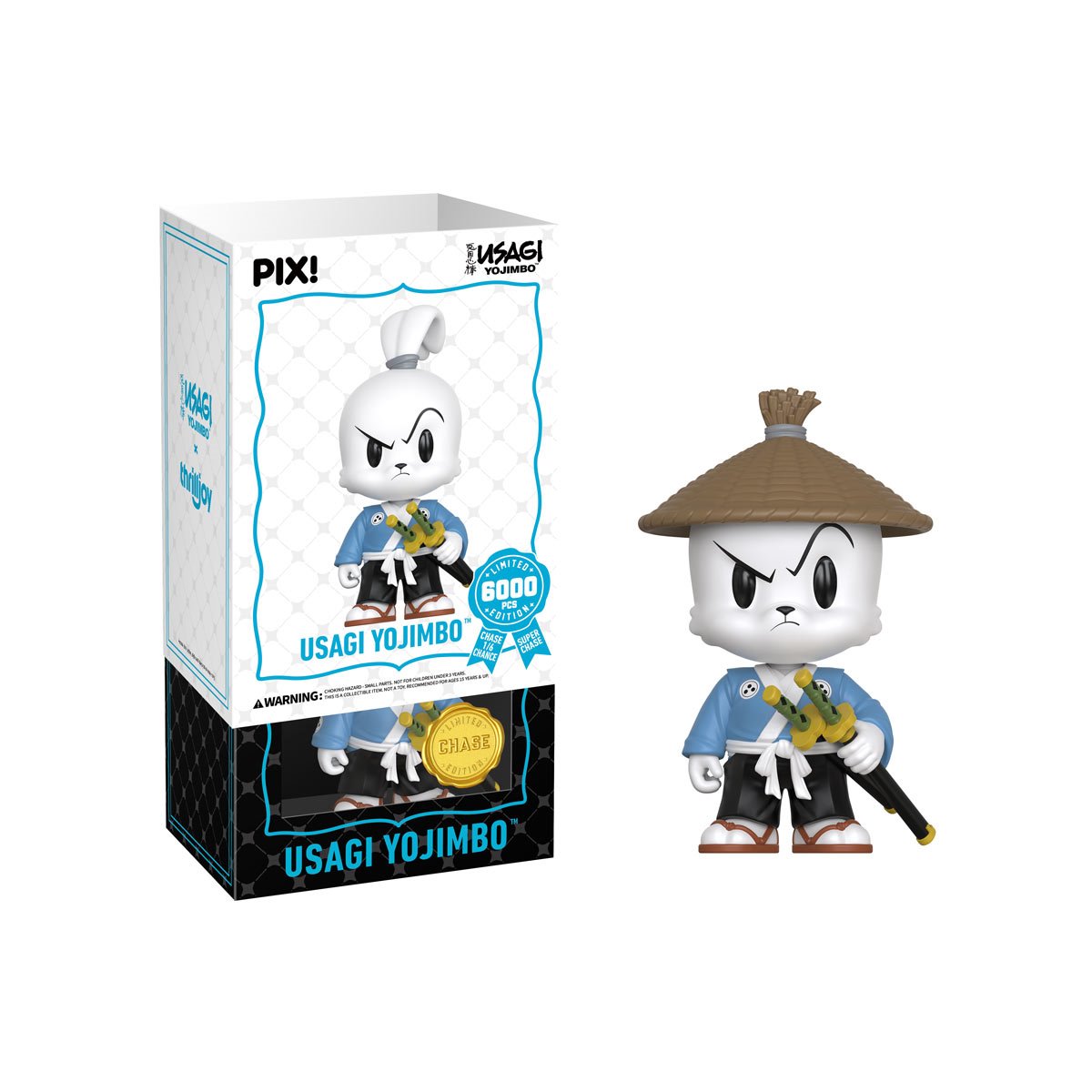 Usagi Yojimbo Usagi with Swords Pix! Vinyl Figure