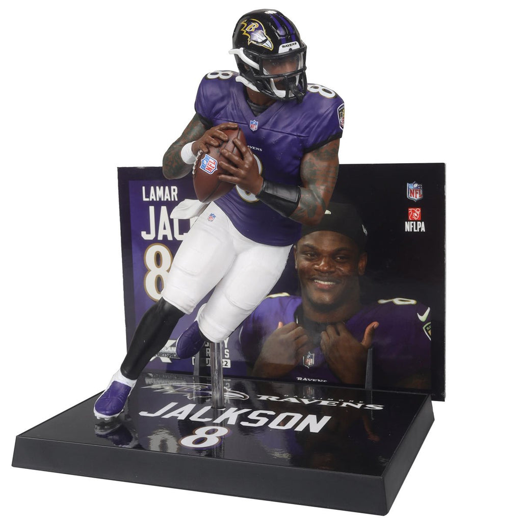 NFL SportsPicks 2024 Wave 2 Baltimore Ravens Lamar Jackson 7-Inch Scale Posed Figure