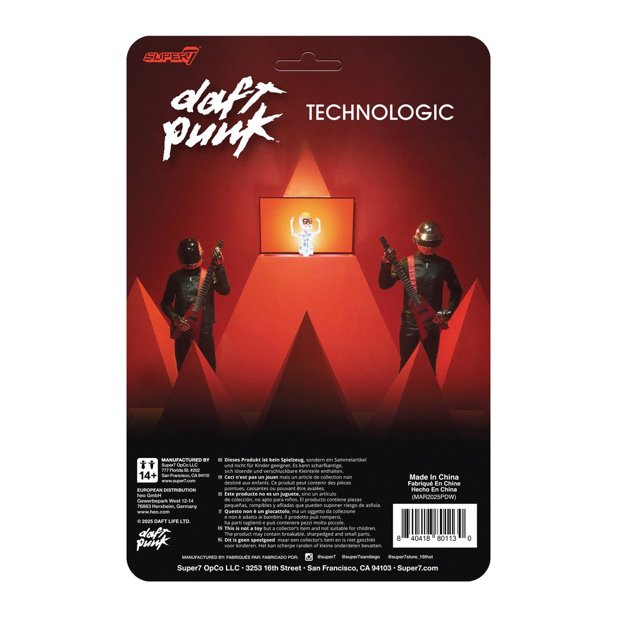 Daft Punk Human After All 3 3/4-Inch ReAction Figures