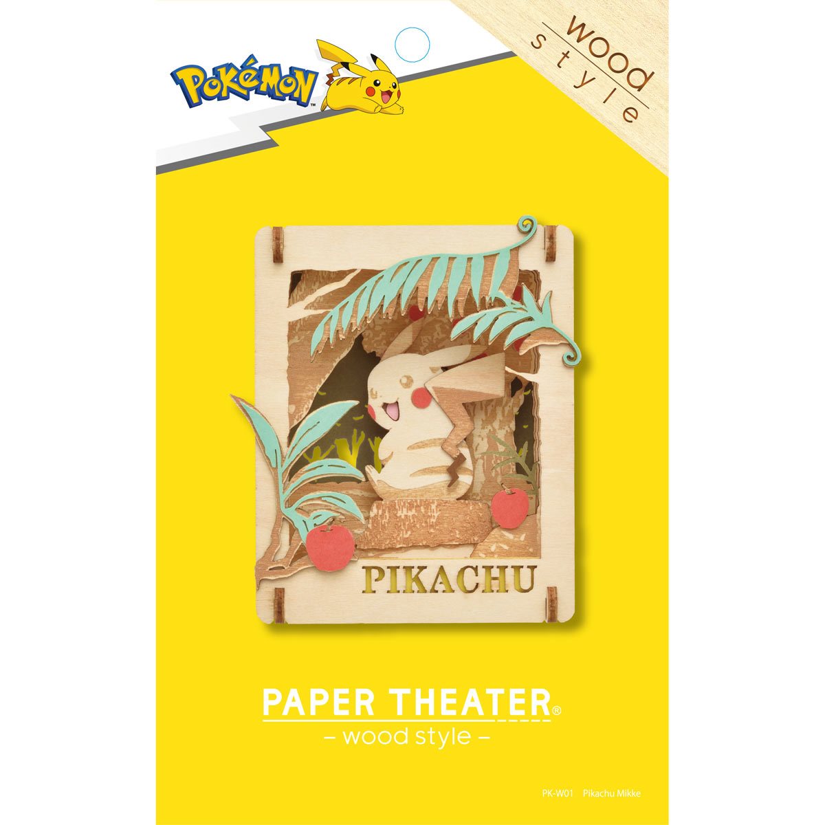 Pokemon PK-W01 Woodstyle Pikachu Found Paper Theater