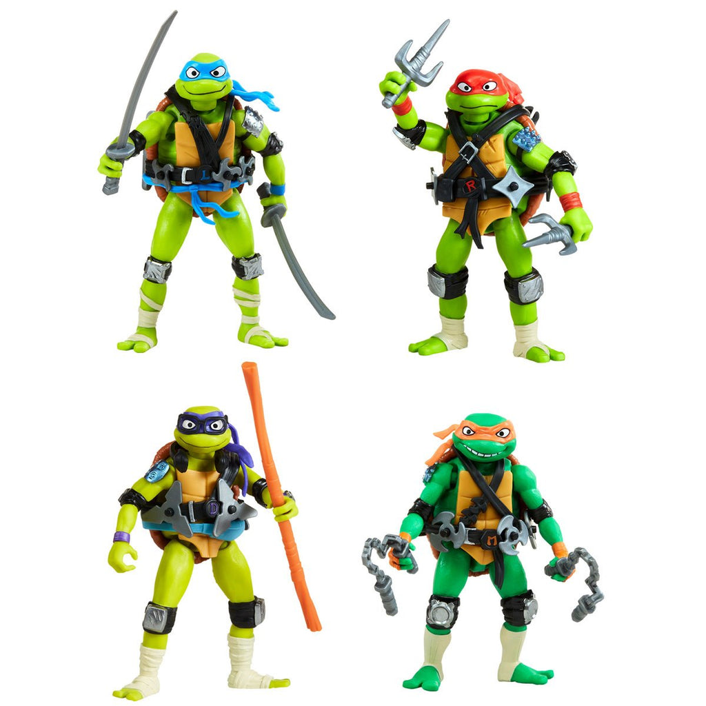 Tales of the Teenage Mutant Ninja Turtles Mix N Match Turtles Action Figure 4-Pack