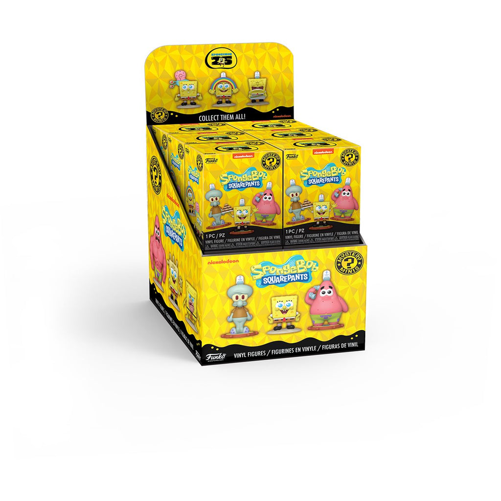 SpongeBob SquarePants 25th Anniversary Funko Mystery Minis Mini-Figure - Random 4-Pack