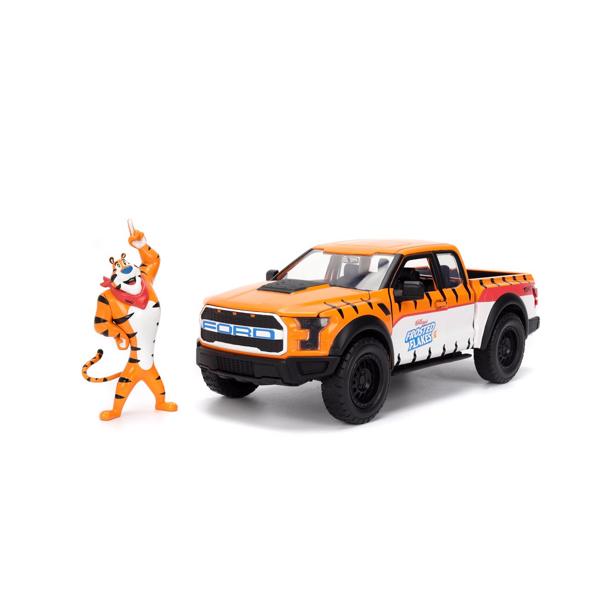Hollywood Rides Kellogg's 2017 Ford F-150 Raptor 1:24 Scale Die-Cast Metal Vehicle with Tony the Tiger Figure