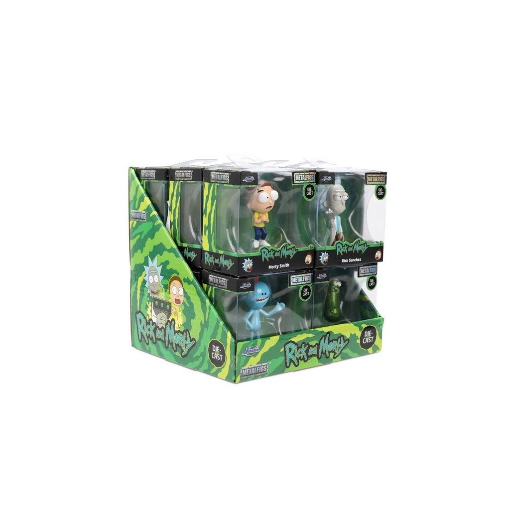 Rick and Morty Wave 1 MetalFigs 2 1/2-Inch Die-Cast Metal Mini-Figure Set of 4