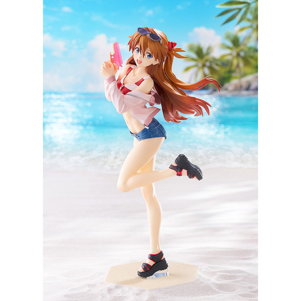 Rebuild of Evangelion Asuka Shikinami Langley Beach Queens Pop Up Parade L Statue