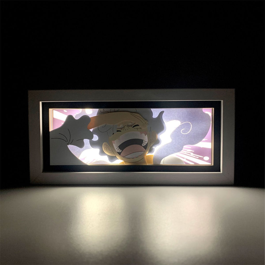 One Piece Luffy Gear 5 LED Light Box