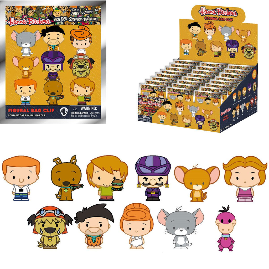 Warner Brothers Cartoons 3D Foam Bag Clip Random 6-Pack