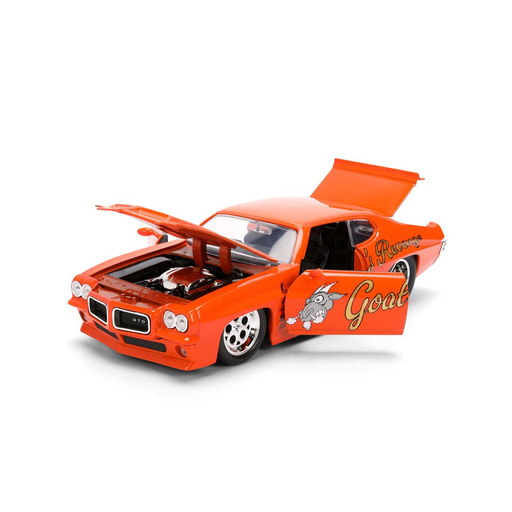 Bigtime Muscle 1971 Pontiac GTO Goat's Revenge 1:24 Scale Die-Cast Metal Vehicle