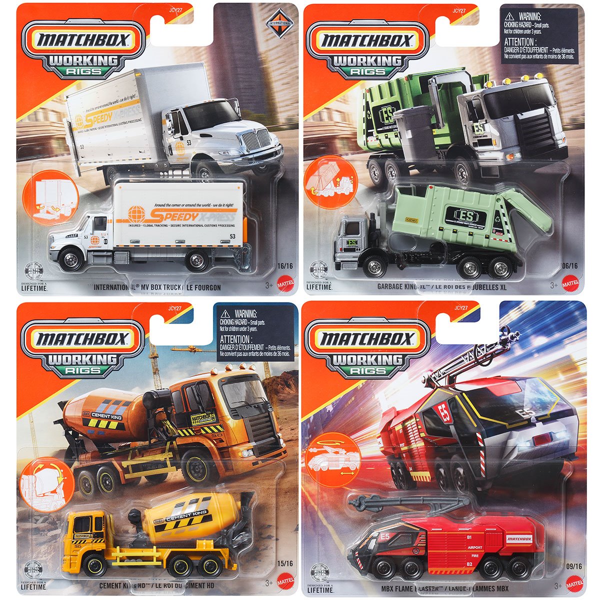 Matchbox Real Working Rigs 2026 Wave 1 Case of 6