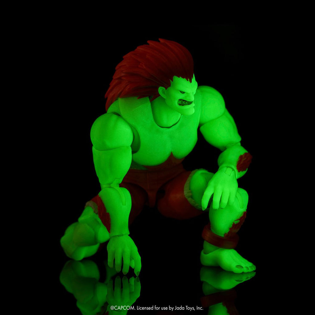 Ultra Street Fighter II Blanka Glow-in-the-Dark 6-Inch Scale Action Figure - Entertainment Earth Exclusive