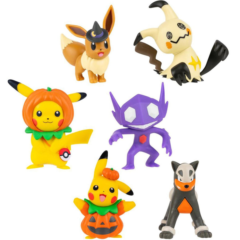 Pokemon Halloween Battle Figure 2-Pack Mini-Figure Case of 6