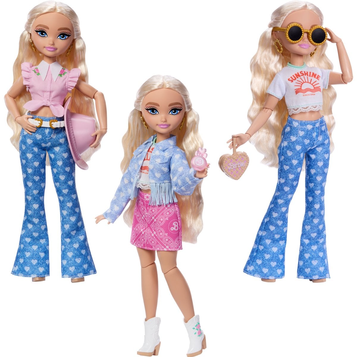 Barbie Dream Besties Festival Looks Barbie Malibu Doll