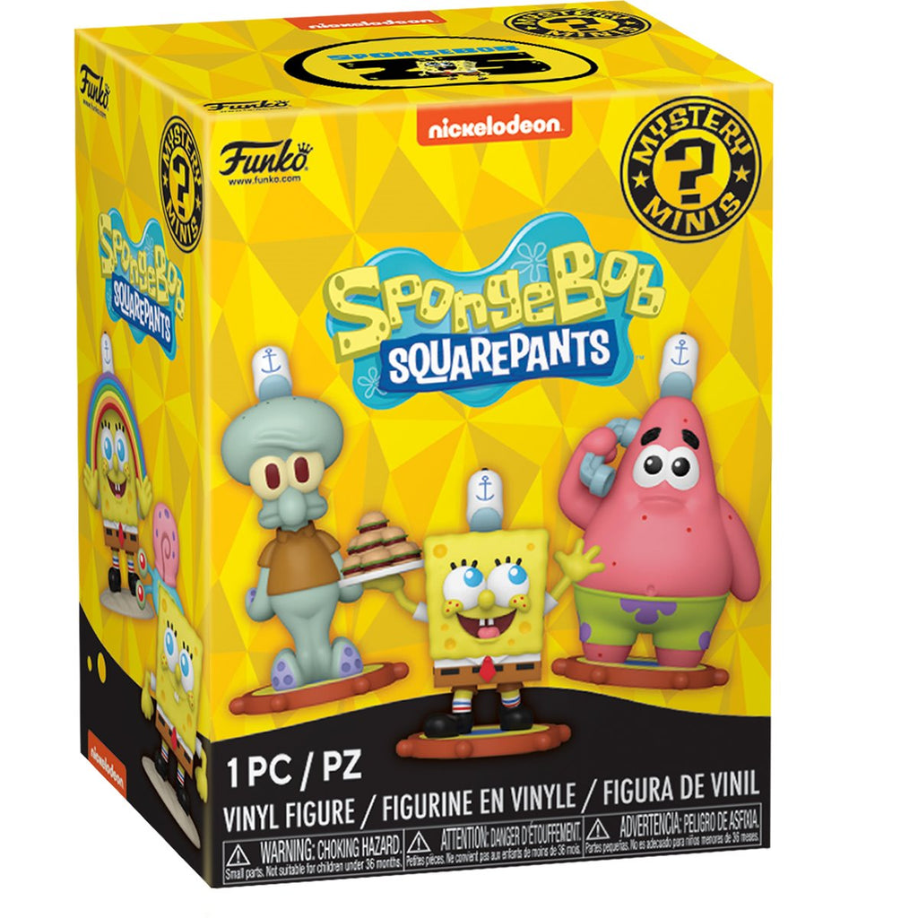 SpongeBob SquarePants 25th Anniversary Funko Mystery Minis Mini-Figure - Random 4-Pack