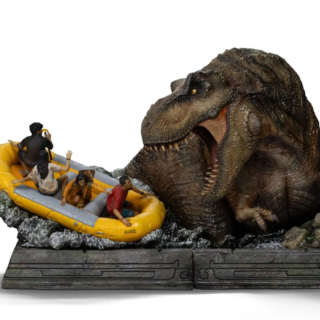 Jurassic World: Rebirth T-Rex River Attack 1:20 Demi Art Scale Statue