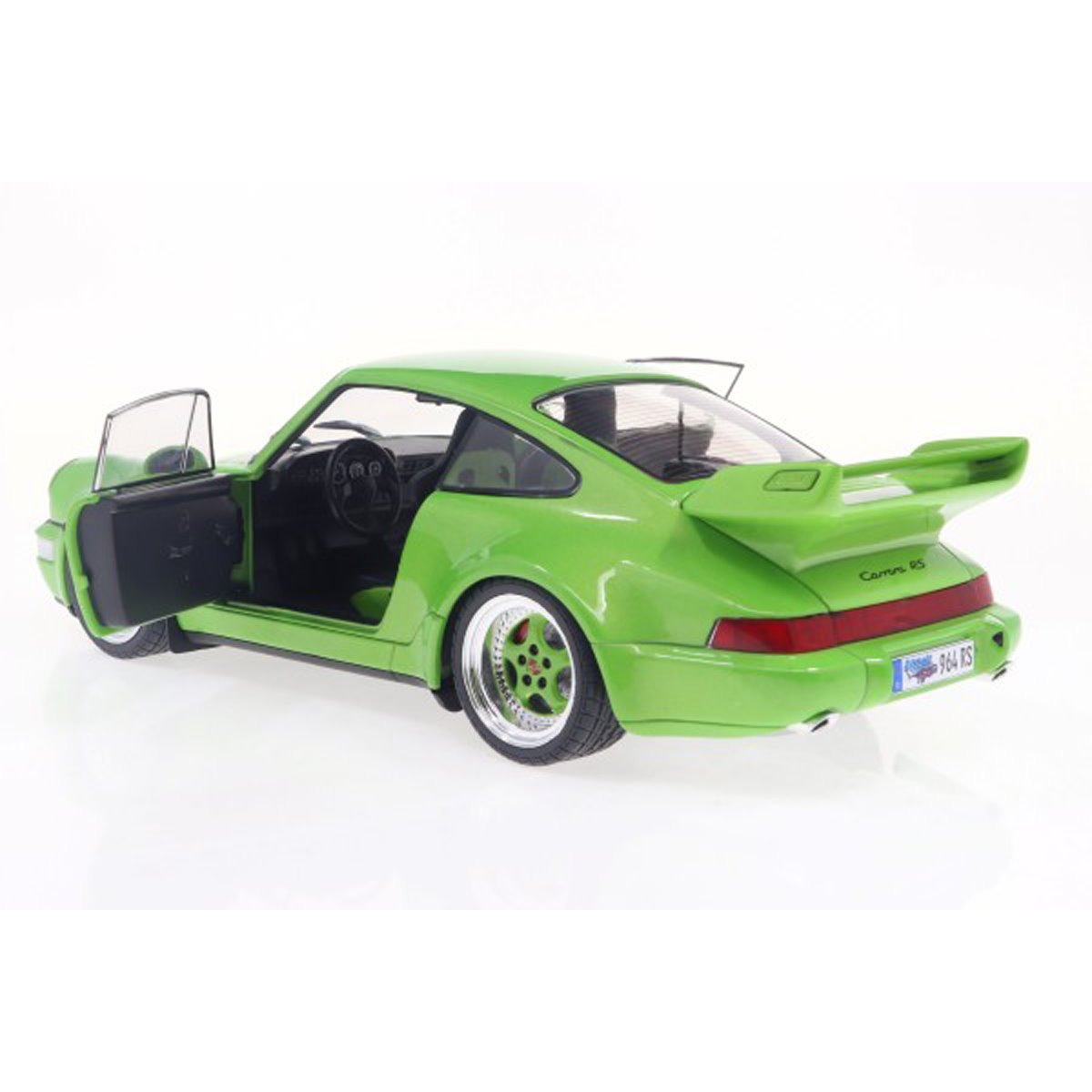 1990 Porsche 911 964 Carrera RS 3.8 Green Metallic 1:18 Scale Die-Cast Metal Vehicle