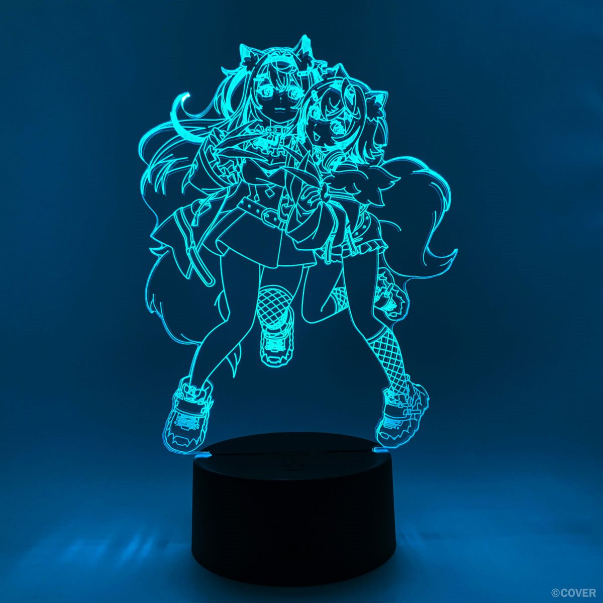 Hololive Advent Fuwawa and Mococo Abyssgard Otaku Lamp