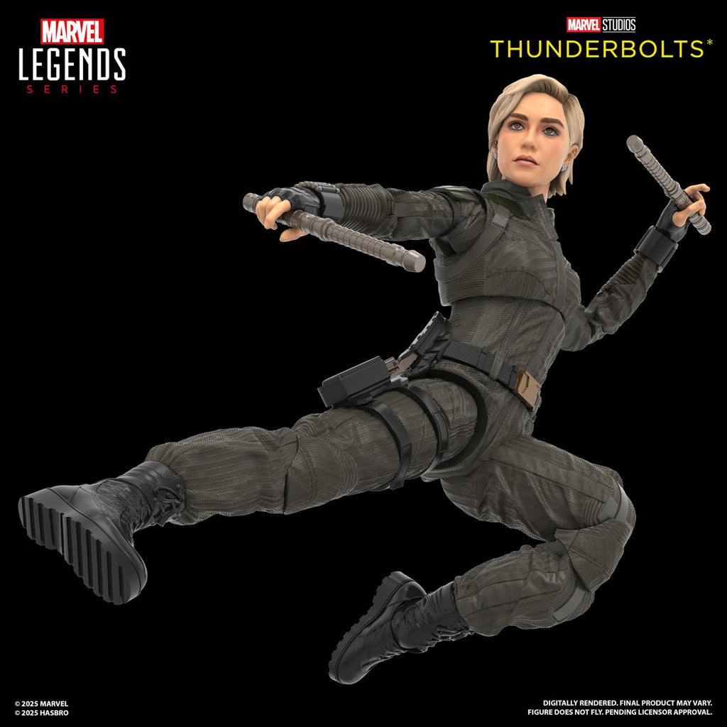 Thunderbolts Marvel Legends Yelena Belova and Red Guardian 6-Inch Action Figures 2-Pack