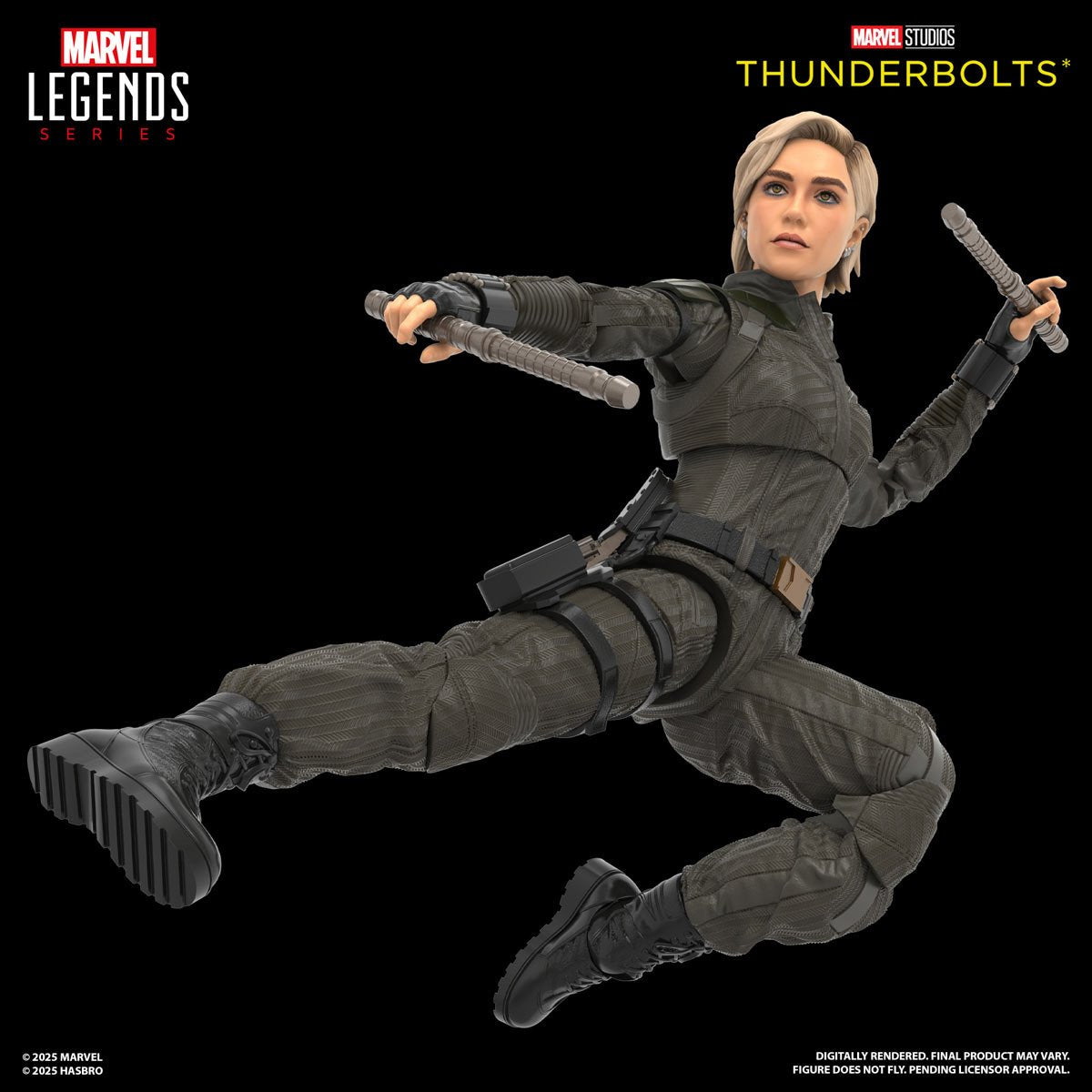 Thunderbolts Marvel Legends Yelena Belova and Red Guardian 6-Inch Action Figures 2-Pack