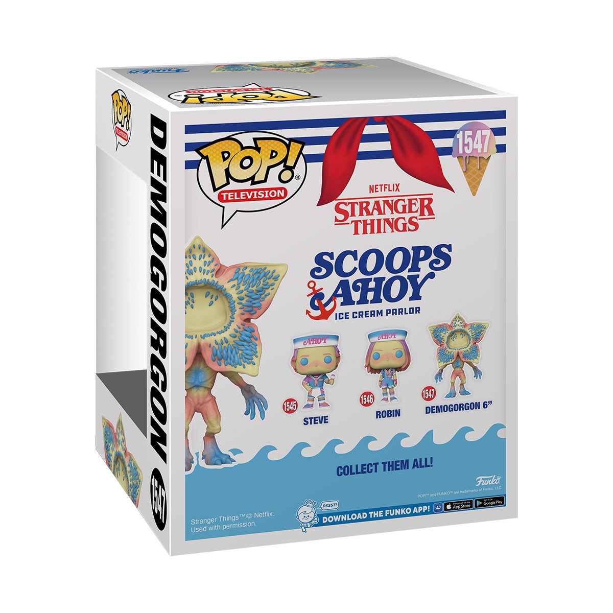 Stranger Things Demogorgon (Scoops Ahoy) Super 6-Inch Funko Pop! Vinyl Figure #1547
