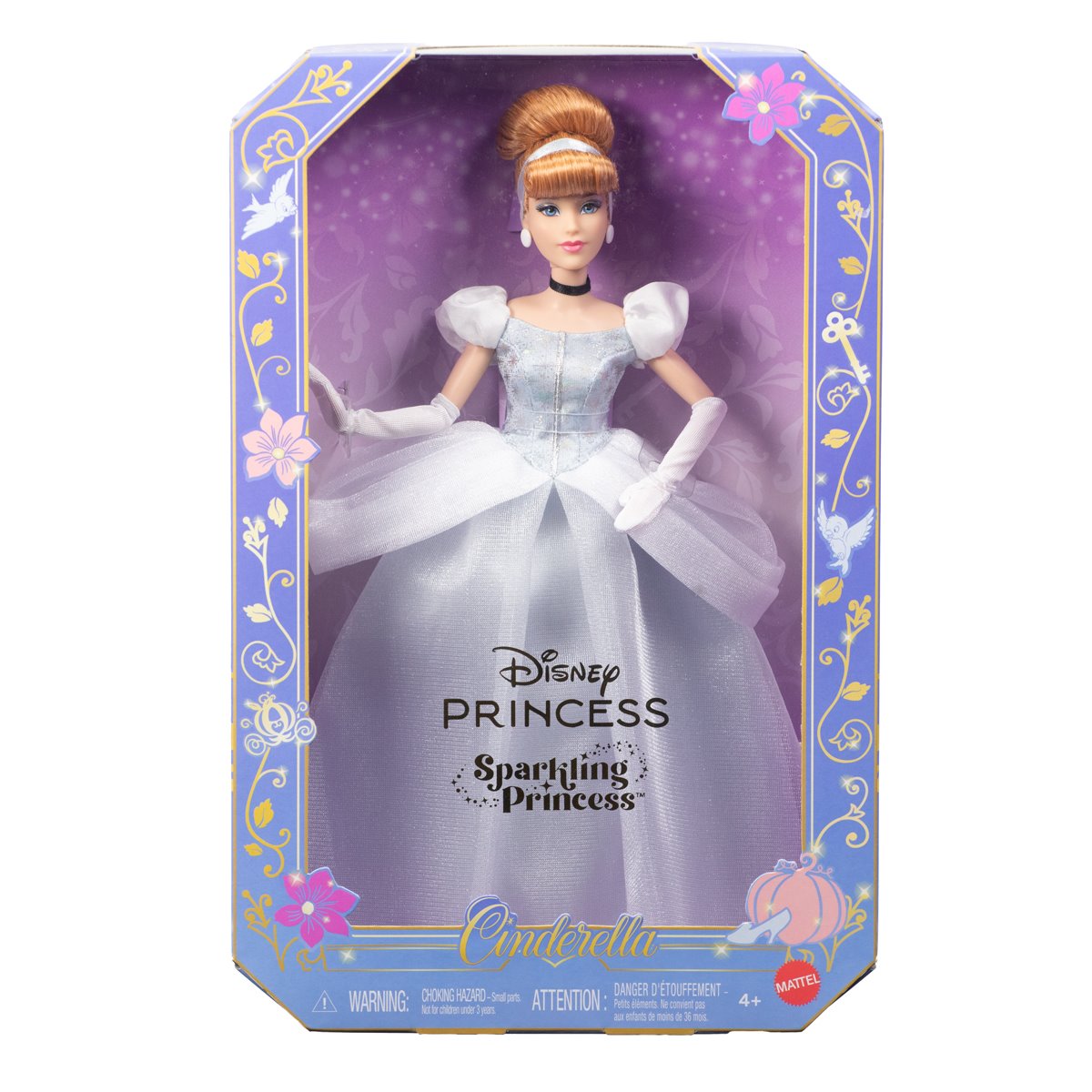 Disney Princess Sparkling Princess Cinderella Fashion Doll