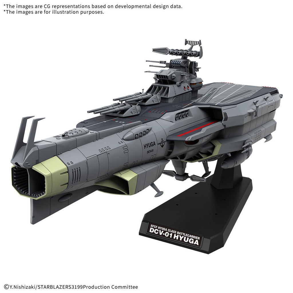 Yamato DCV-01 Hyuga Class Battle Carrier 1:1000 Scale Model Kit