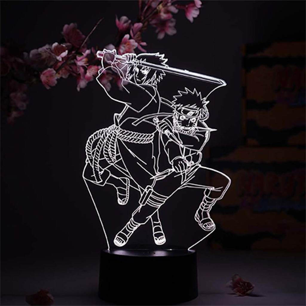 Naruto: Shippuden Naruto and Sasuke Otaku Lamp