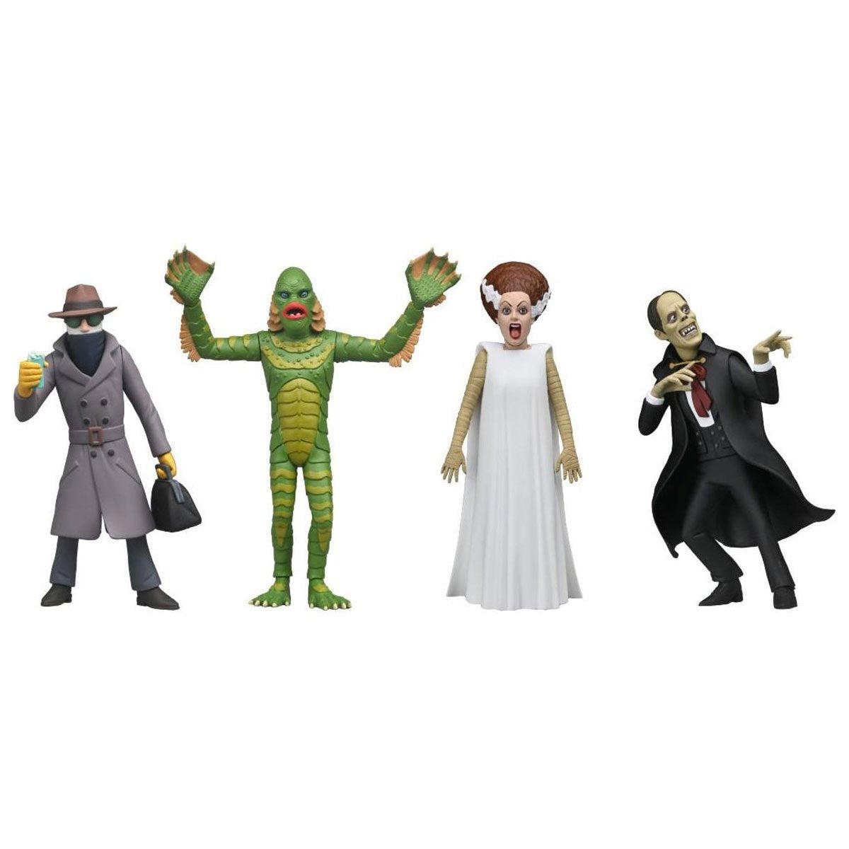 Toony Terrors Series 12 Universal Monsters 6-Inch Scale Action Figure Set of 4