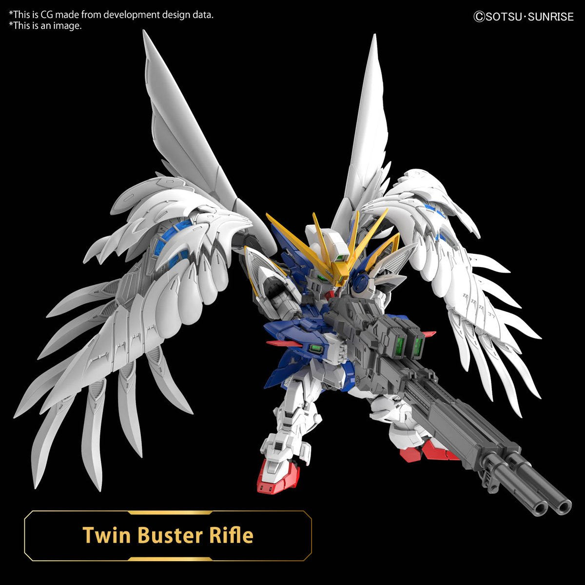 Mobile Suit Gundam Wing: Endless Waltz Wing Gundam Zero EW Master Grade SD MGSD Model Kit
