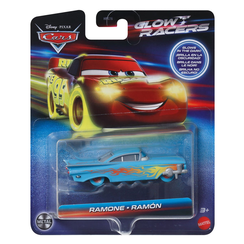 Cars Glow Racers 2026 Mix 1 Vehicle Case of 8